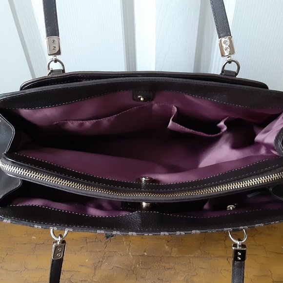 Coach Signature Kimberly Carryall Weekend Tote 25213 LIKE NEW - Picture 8 of 11